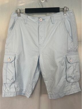 Guess Cargo Shorts Light Blue Men's Size 31
